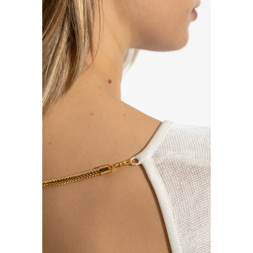 Tom Ford Rugloze jurk Beige Dames