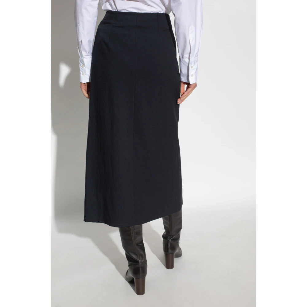 Fabiana Filippi Rok met plooi Blue Dames