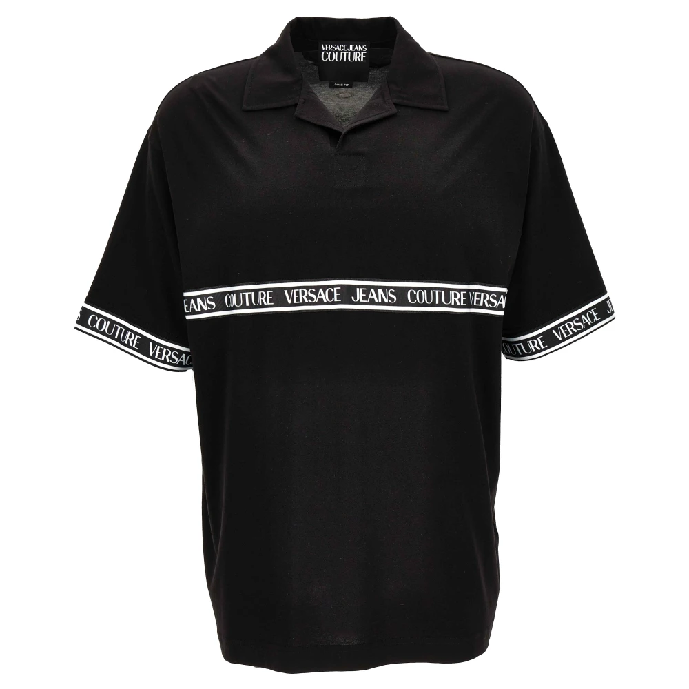 Versace Jeans Couture Stijlvolle T-shirts en Polos Black Heren