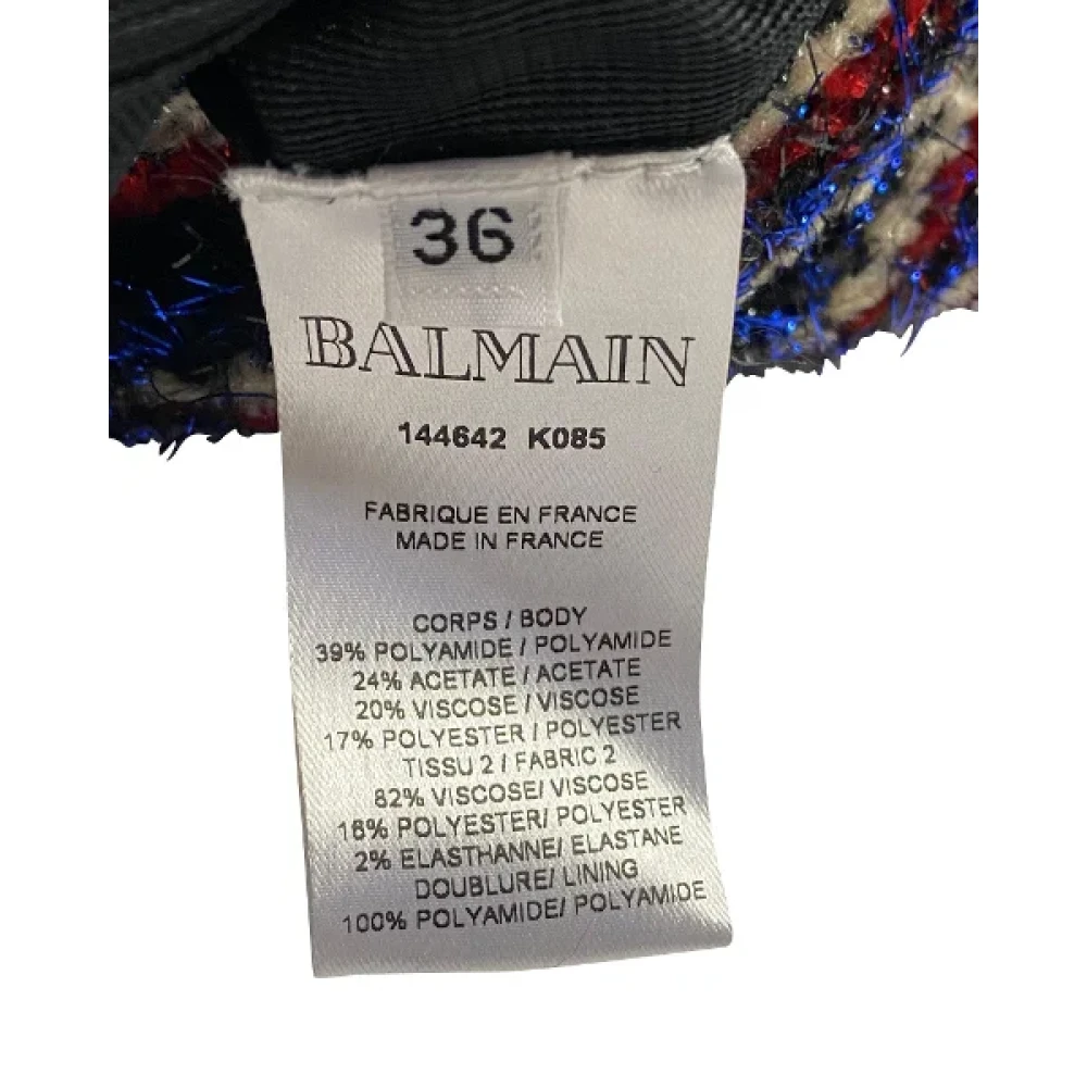 Balmain Pre-owned Nylon bottoms Multicolor Dames