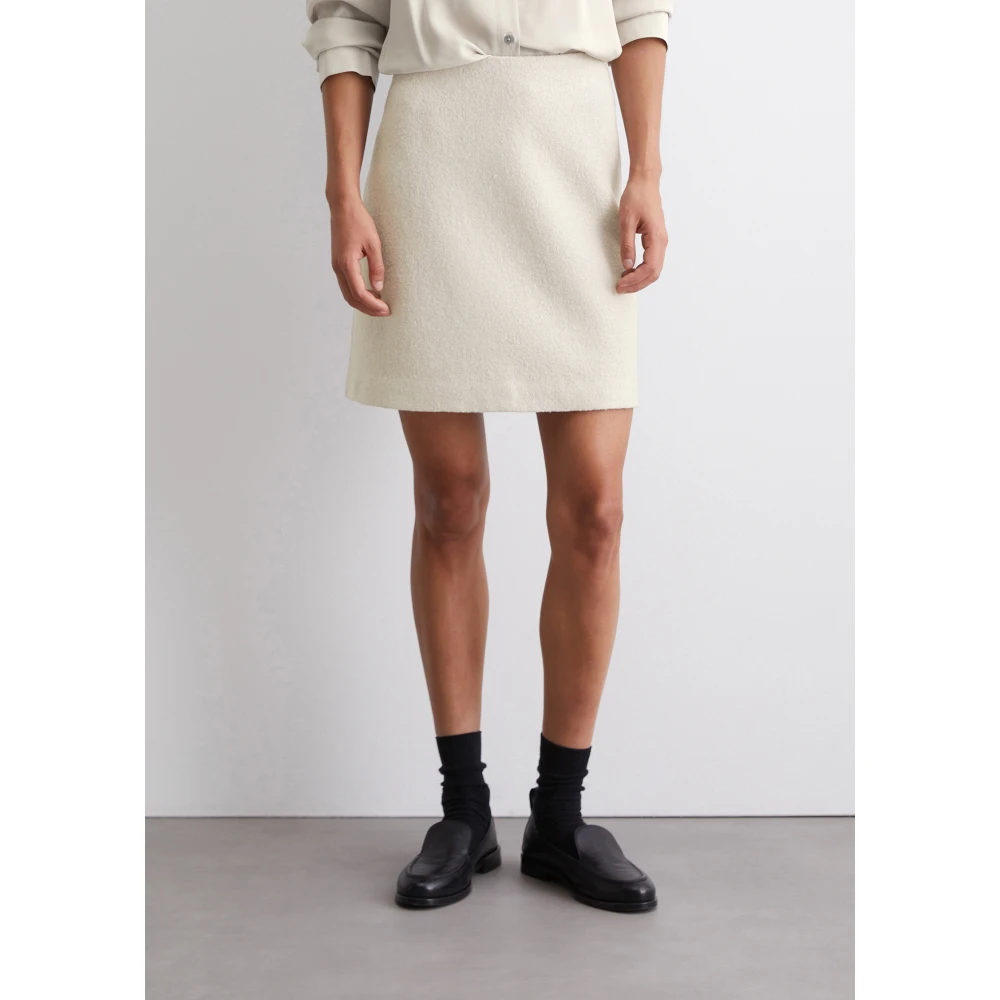 Marc O'Polo Wollen minirok gevormd Gray Dames