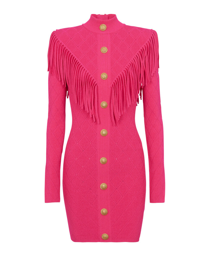 robe-courte-en-fine-maille-a-franges