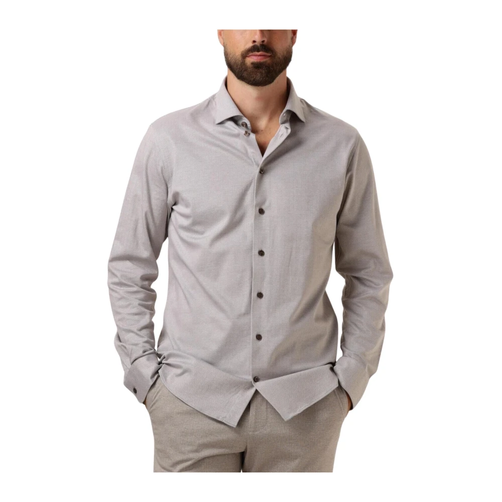 Matinique Taupe Casual Overhemd voor Heren Gray Heren