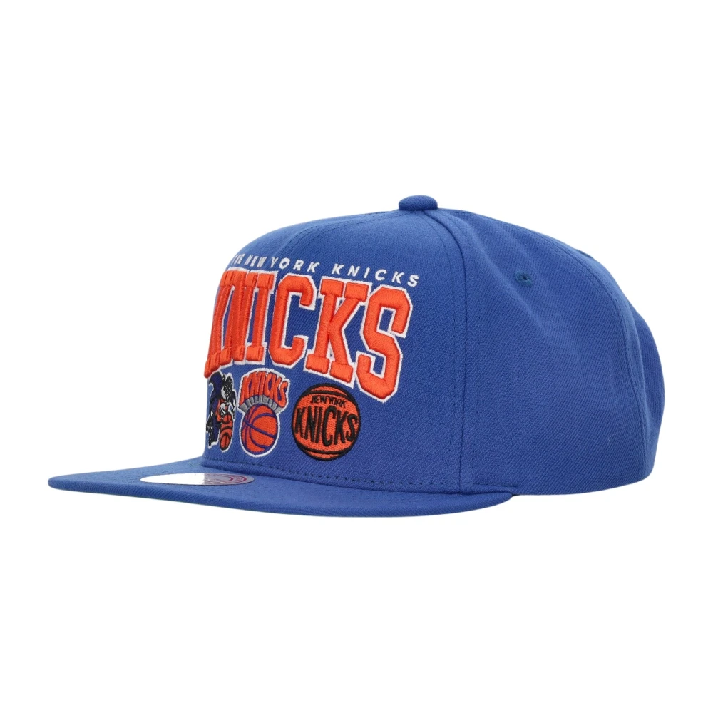 Mitchell & Ness NBA Champ Stack Platte Klep Pet Blue Heren