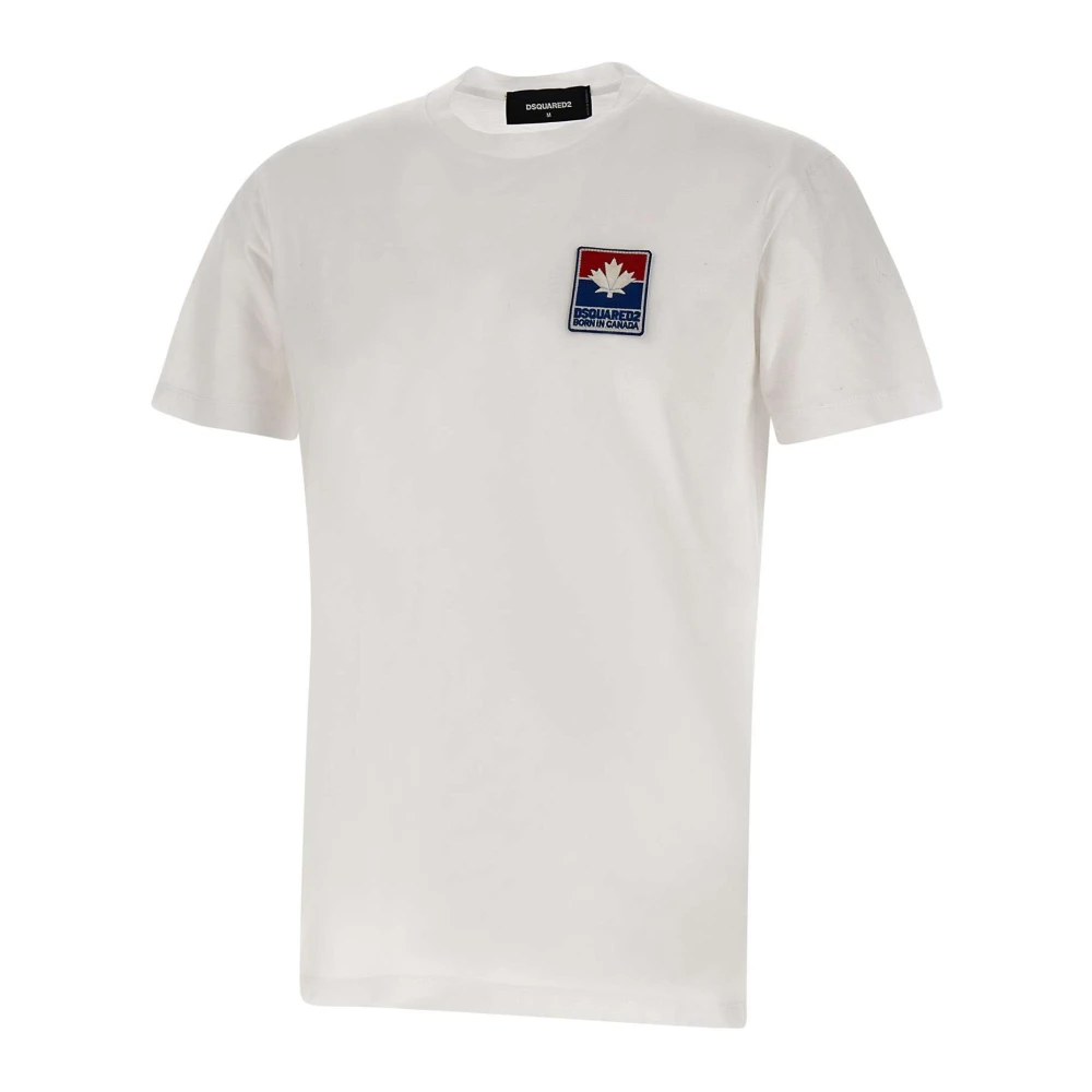 Dsquared2 Klassiek wit T-shirt voor mannen White Heren