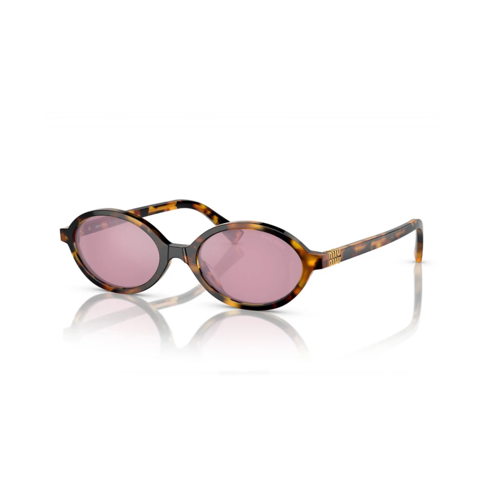 Miu Miu Woman Sunglass MU 04ZS - Frame color: Honey Havana, Lens color: Bordeaux - Image 4