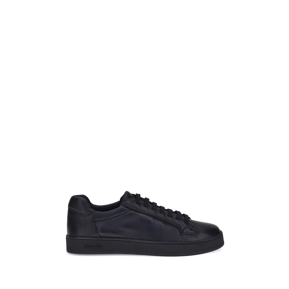 Church's Men's Black Sneakers, 7 Uk, Deerskin Leather Trainers