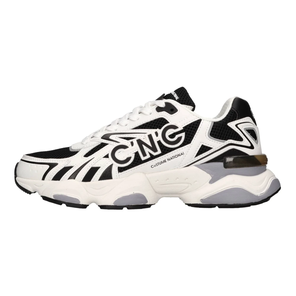 Costume National Eco-leren en Stoffen Sneakers Heren Schoenen Veelkleurig Multicolor