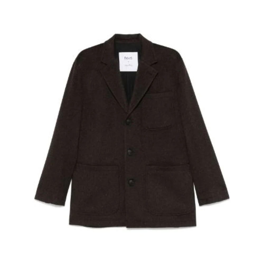 Hevo Stijlvolle Winterjas voor Vrouwen Brown Heren