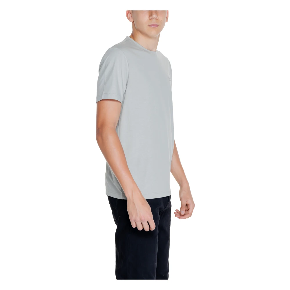Calvin Klein Katoenen Heren T-shirt Polo Collectie Gray Heren