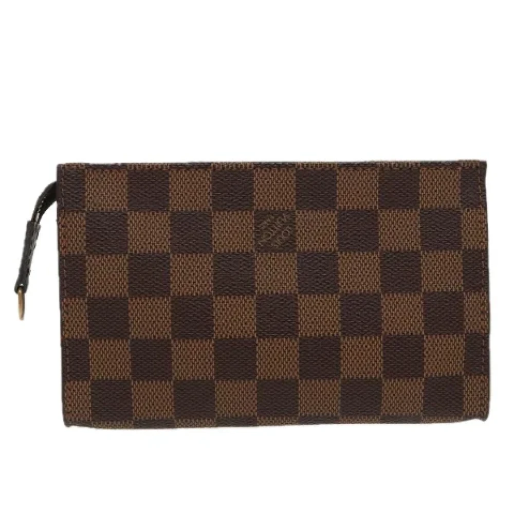 Louis Vuitton Vintage Pre-owned Canvas pouches Brown Dames