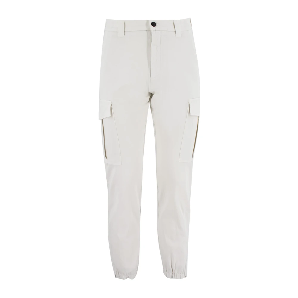 Eleventy Cargo broek met elastische onderkant Beige Heren