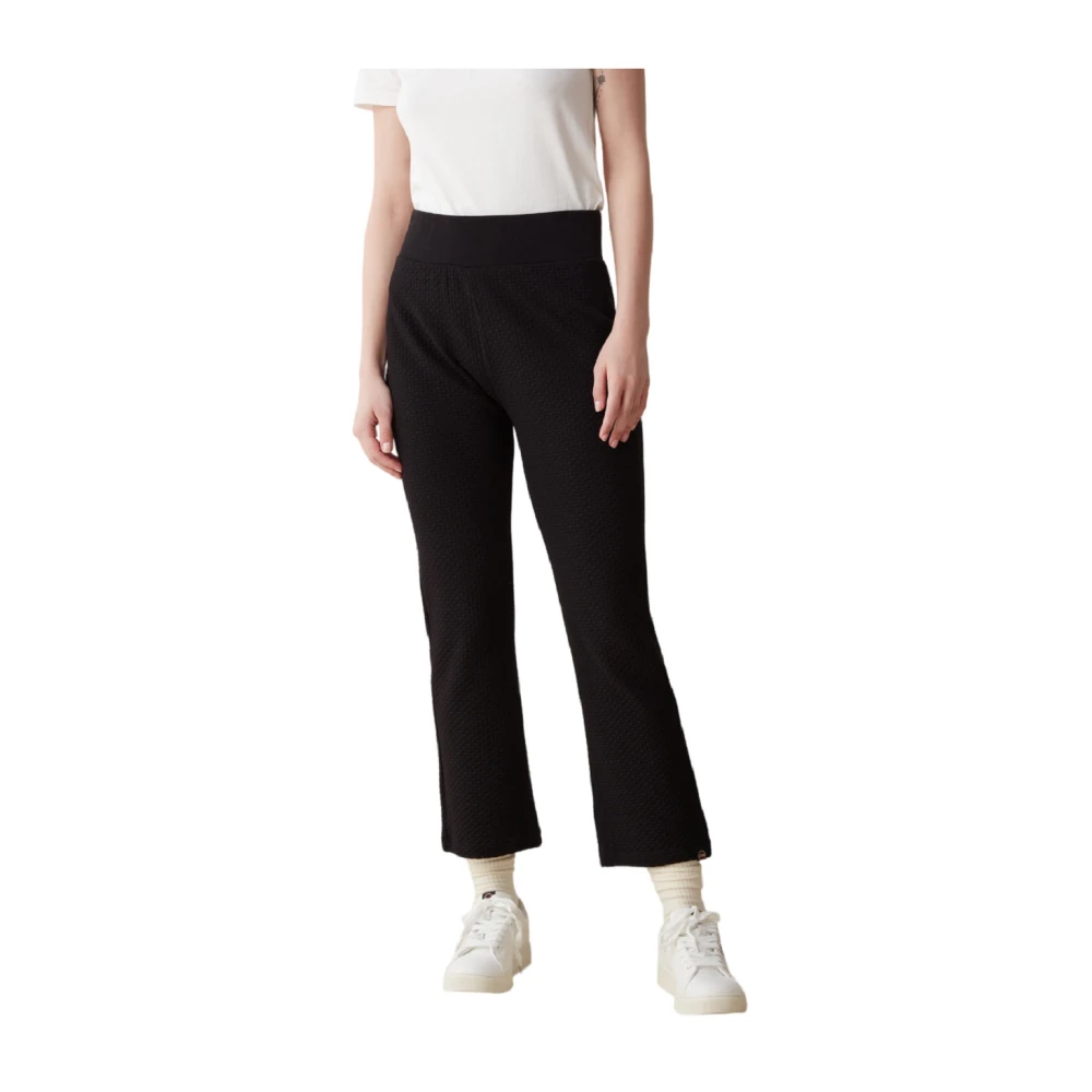 Colmar Zwarte Jacquard Capri Broek Black Dames