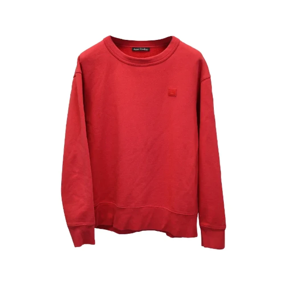Acne Studios Pre-owned Cotton tops Red Dames