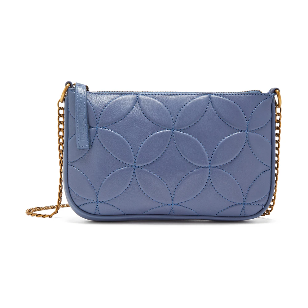 Maliparmi Rugpijn Leren Etui TAS Blue Dames