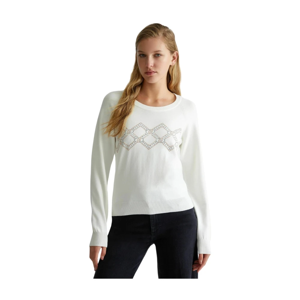 Liu Jo Gemstone Logo Breiwerk White Dames