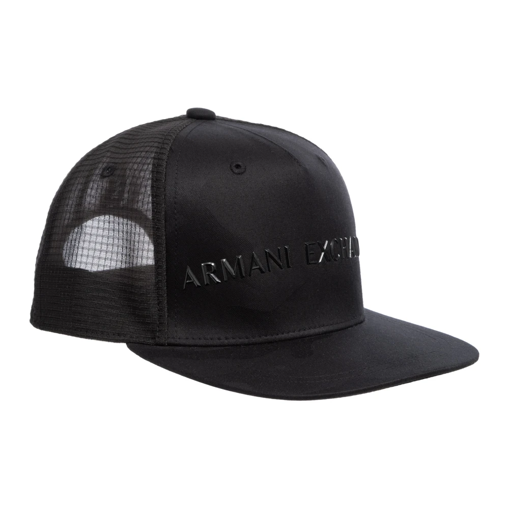 Armani Exchange Verstelbare camouflagepet met logo Black Heren