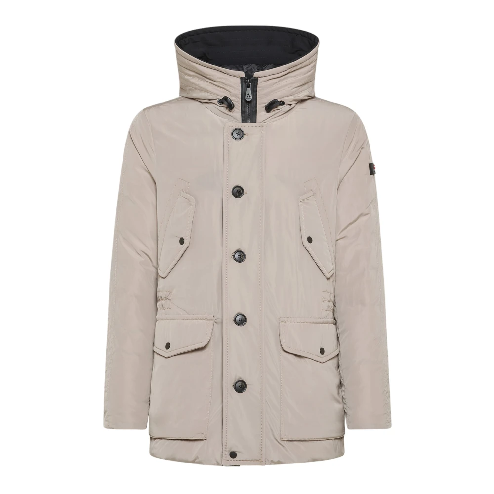 Peuterey Stijlvolle Winterjas Beige Heren
