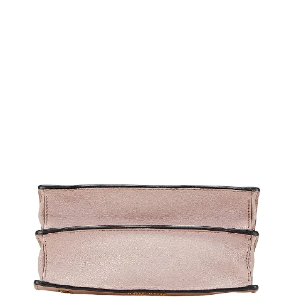 Miu Pre-owned Leather shoulder-bags Pink Dames