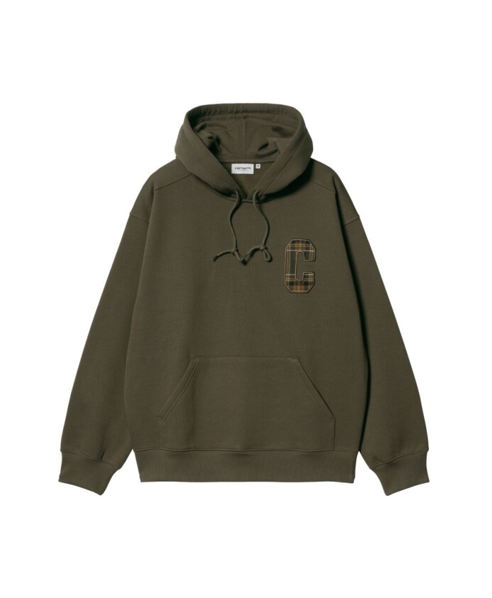 Sudadera Carhartt Wip Hooded Wiles Marrón Hombre