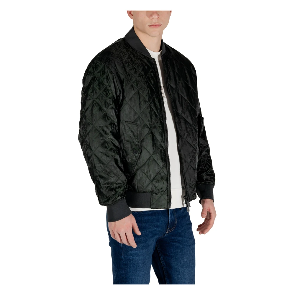 Armani Exchange Heren Donsjassen Lente Zomer Collectie Black Heren