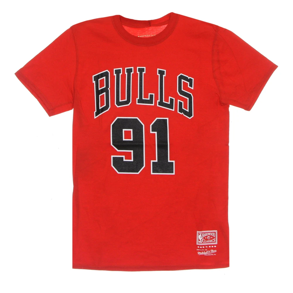 Mitchell & Ness Chicago Bulls Last Dance Tee Red Heren