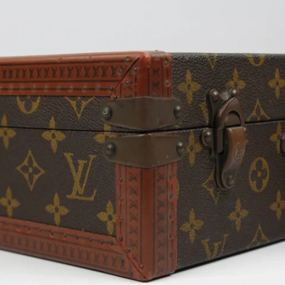 Louis Vuitton Vintage Pre-owned Leather handbags Brown Heren