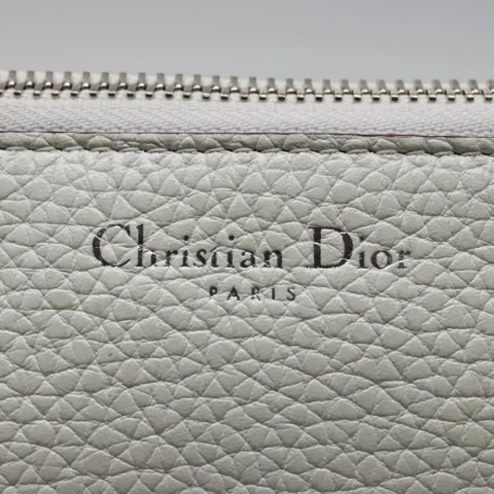 Dior Vintage Pre-owned Leather dior-bags White Dames