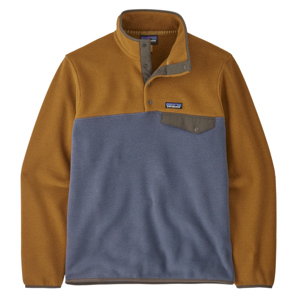 Patagonia Lätt Synchilla Snap-T Fleece Pullover Brown, Herr