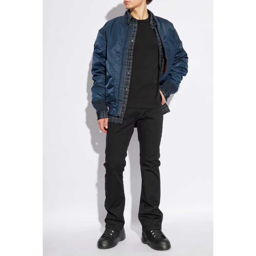 Diesel T-shirt T-Adjust-Slits-R17 Black Heren