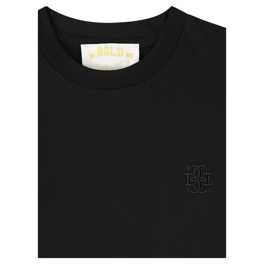 In Gold We Trust T-Shirts Black Heren