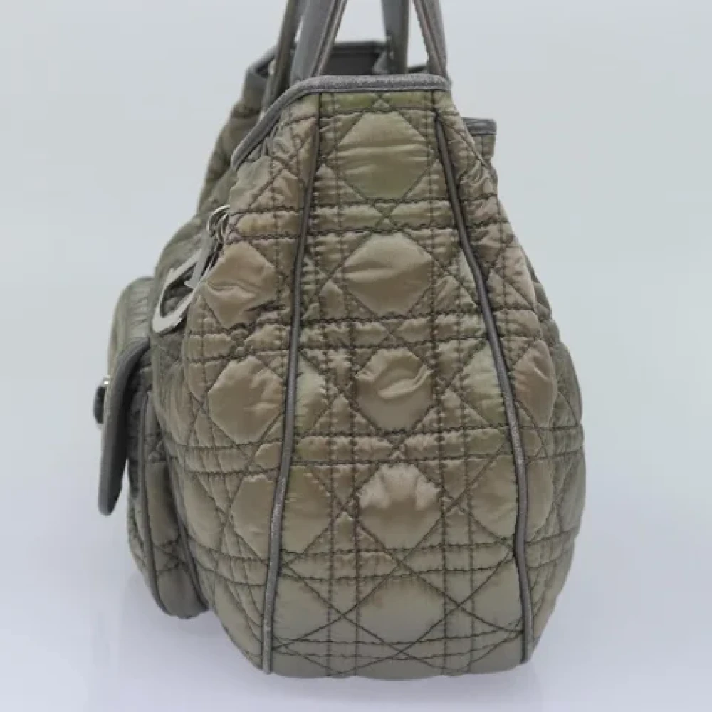 Dior Vintage Pre-owned Fabric dior-bags Gray Dames