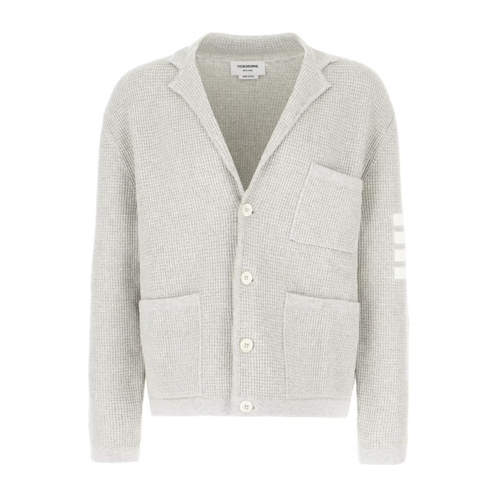 Thom Browne Stijlvolle Jassen & Vesten Collectie Gray Heren