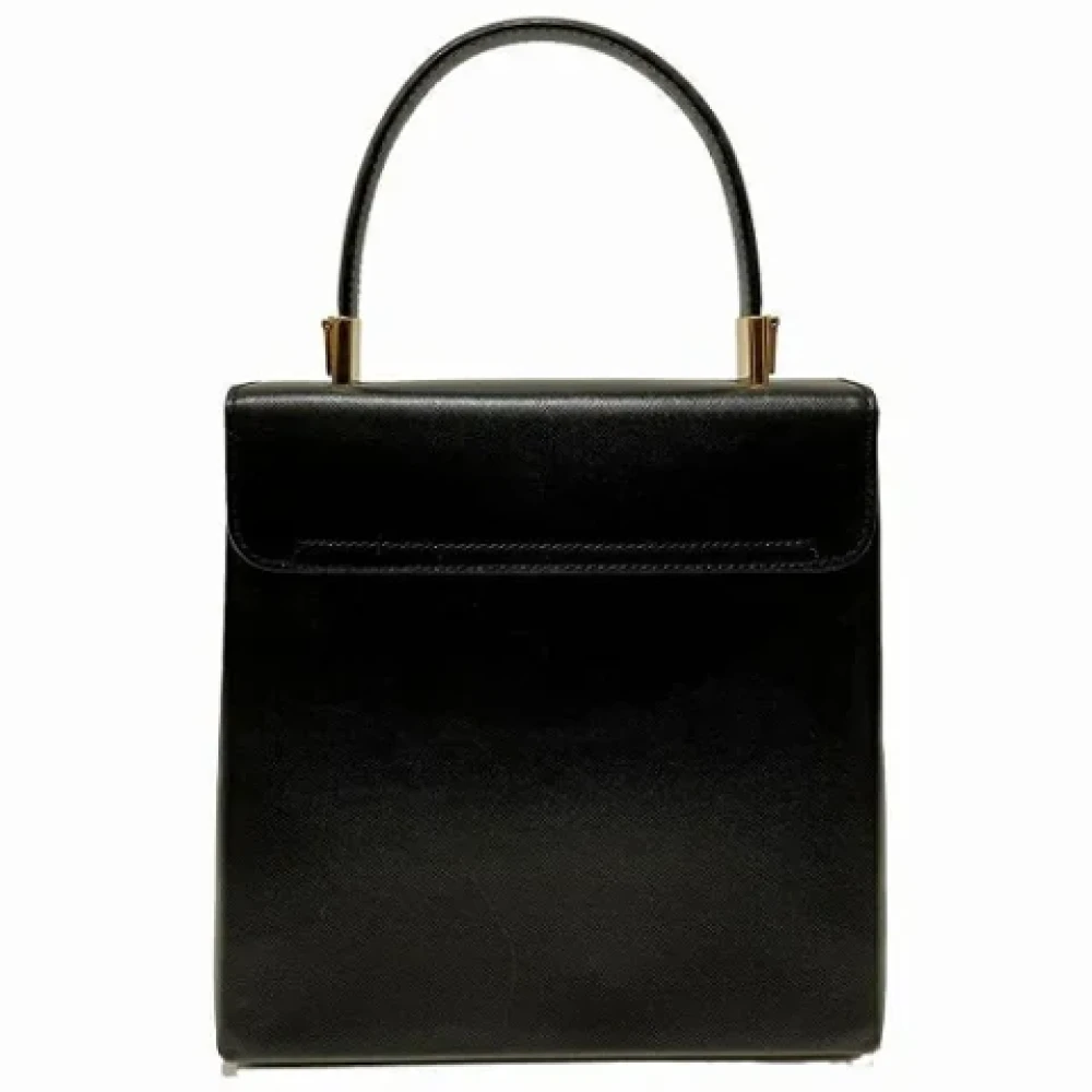 Salvatore Ferragamo Pre-owned Leather handbags Black Dames