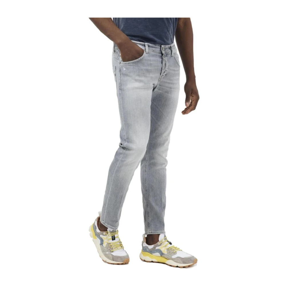 Dondup Slim-fit Jeans Gray Heren