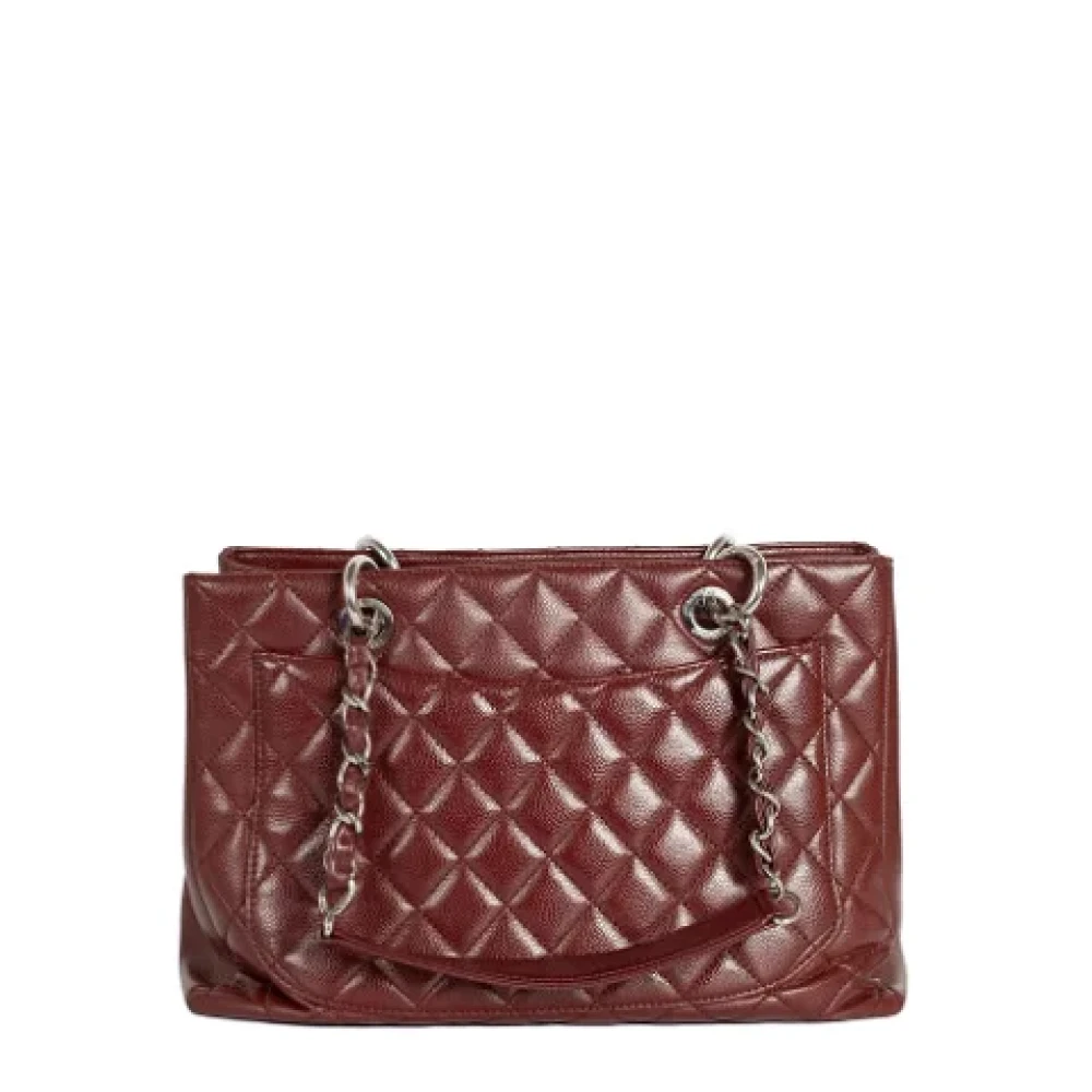 Chanel Vintage Pre-owned Leather chanel-bags Red Dames