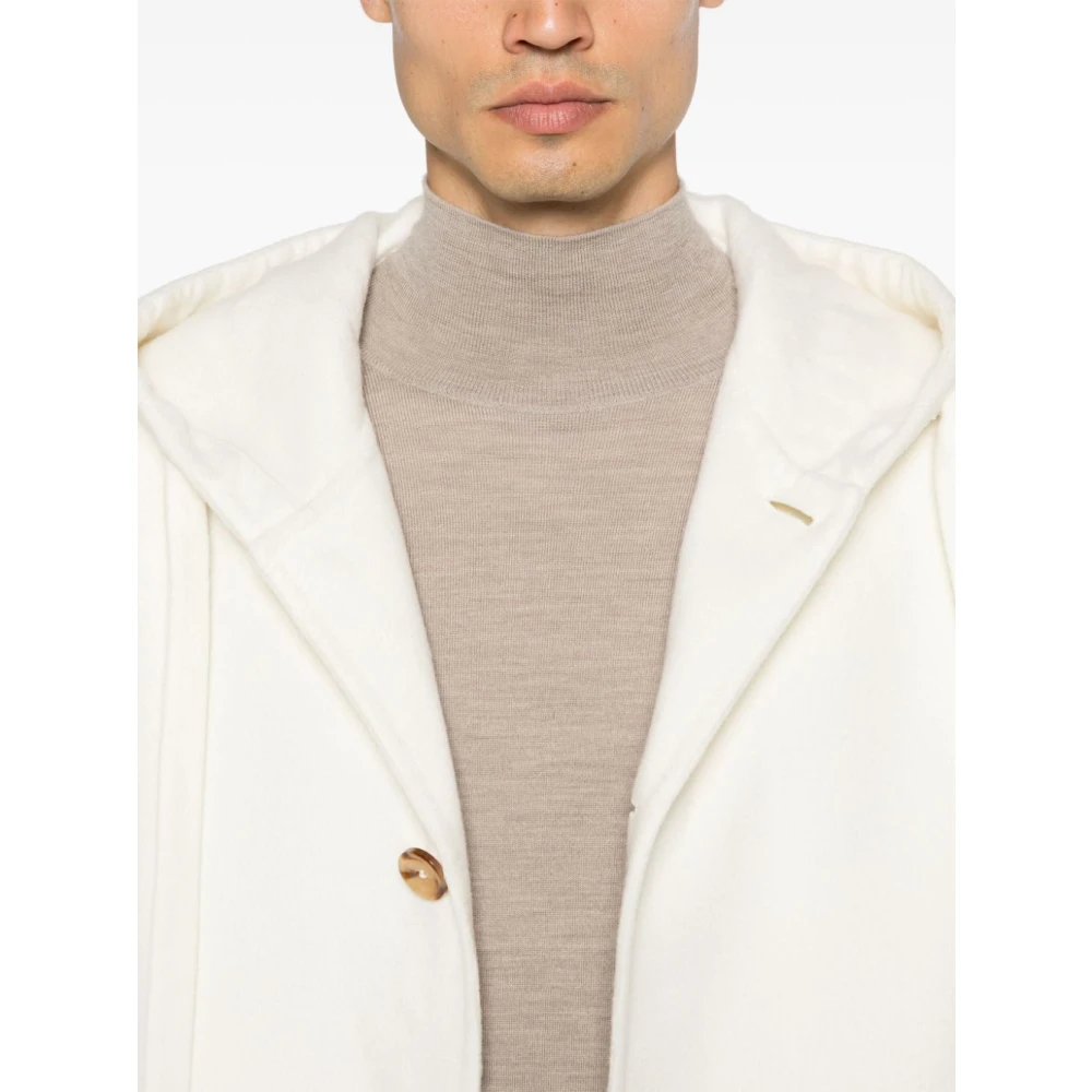 Lardini Dubbele Jas in Ivoor Beige Heren