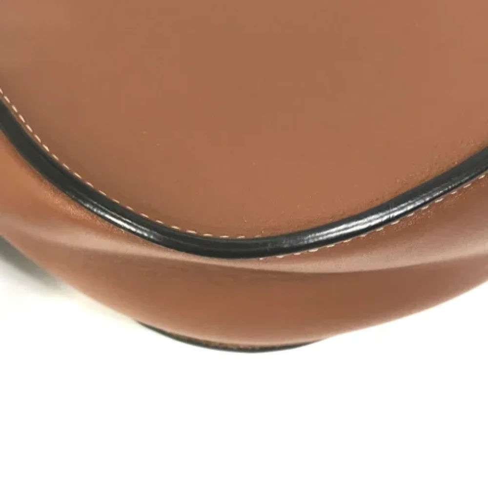 Celine Vintage Pre-owned Leather shoulder-bags Brown Dames