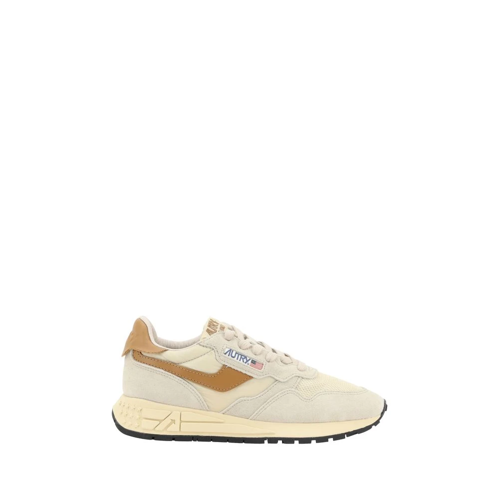 Autry Elegante Reelwind Lage Sneakers Dames Schoenen Beige