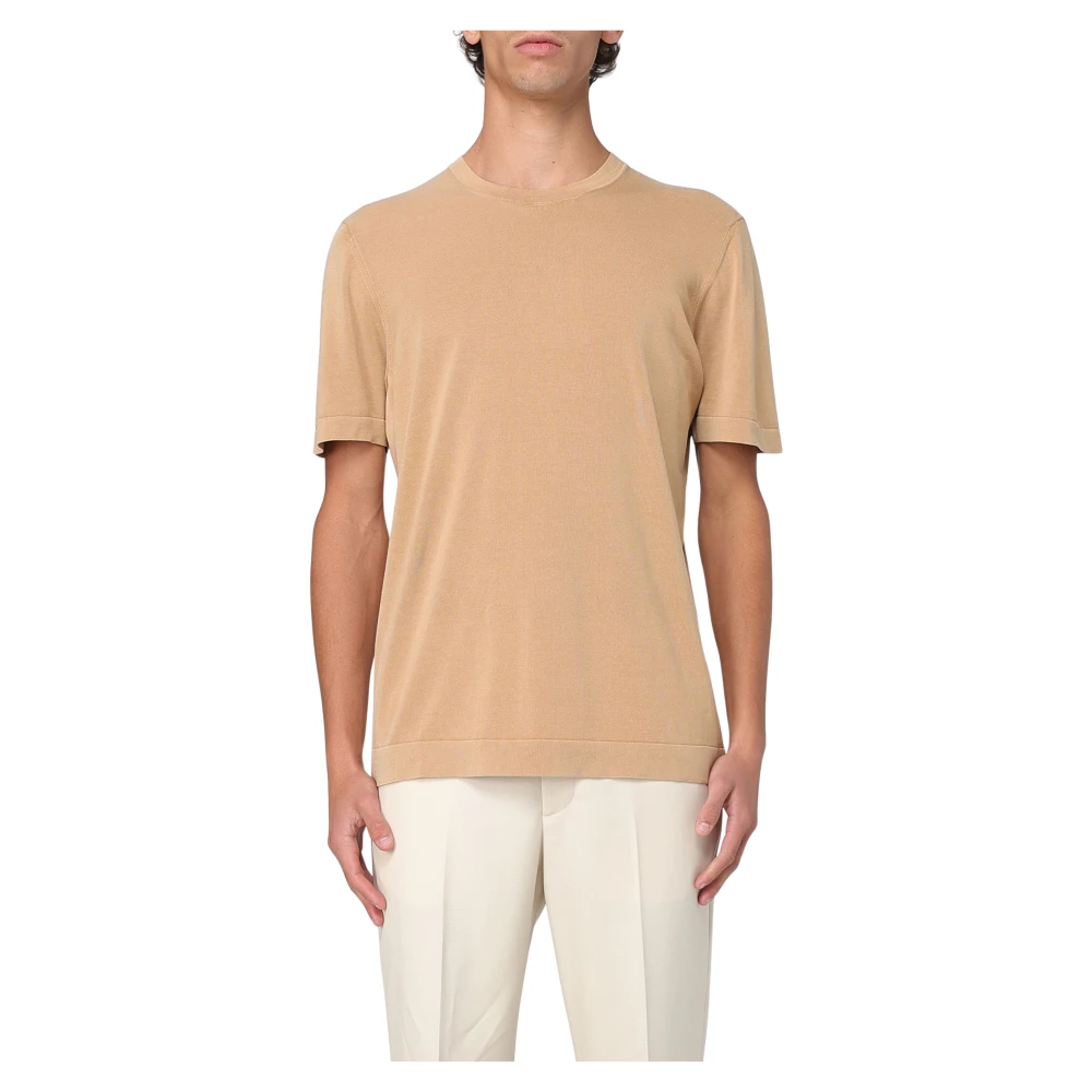 Drumohr - Tops > T-Shirts - Brown - Drumohr - Modalova