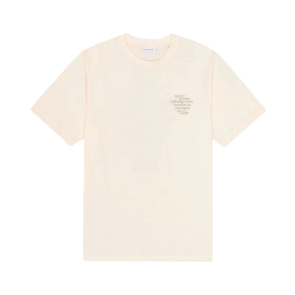 Les Deux Men's Beige T-Shirts, M, Ben Faience T-Shirt