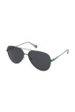 lunettes-de-soleil-unisexes-en-metal-vert