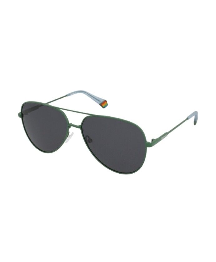 lunettes-de-soleil-unisexes-en-metal-vert