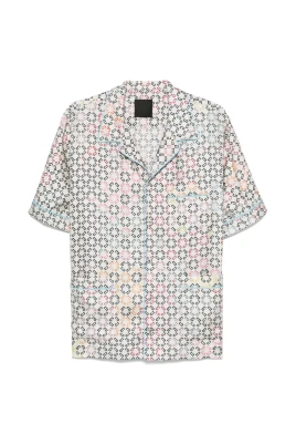 Pyjamaskjorta med korta ärmar