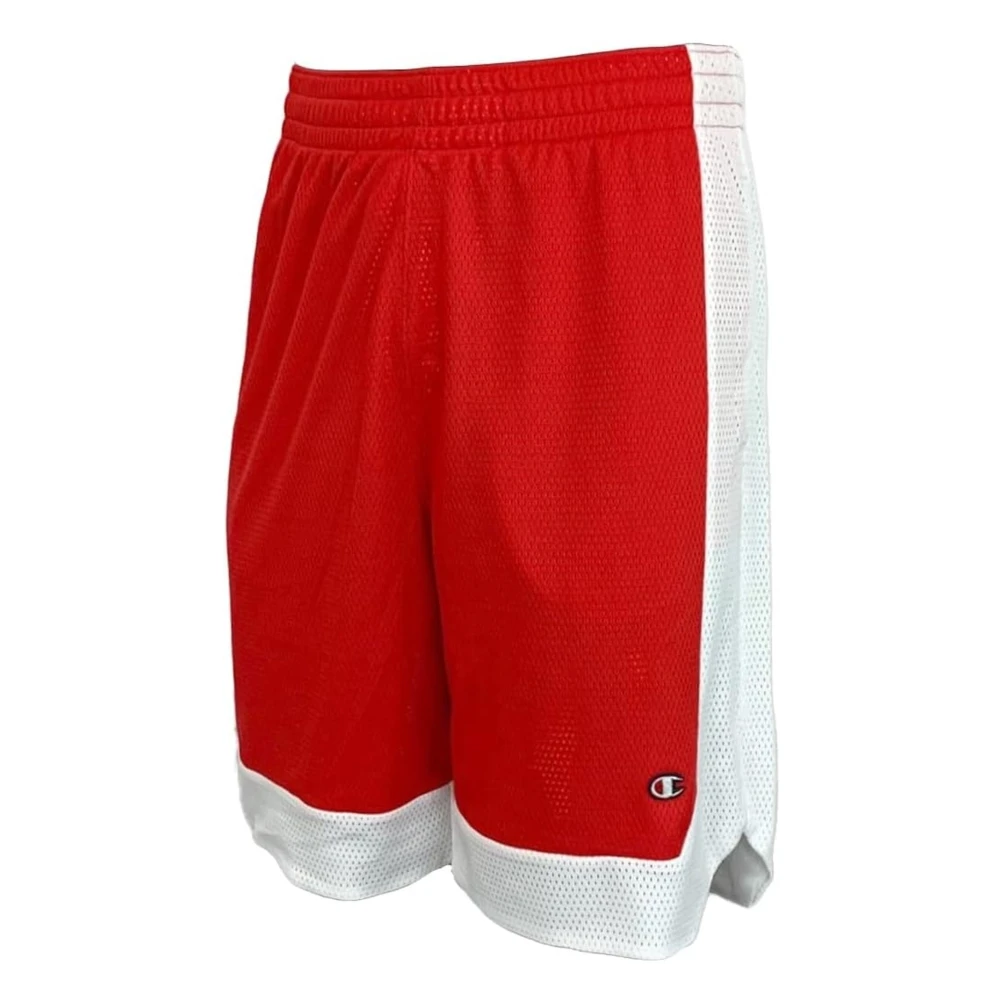 Champion Zwarte Legacy Bermuda Basket Shorts Red Heren