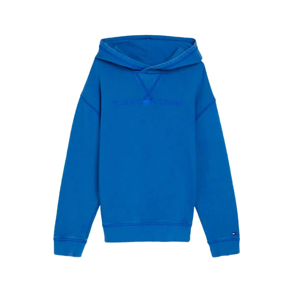 Tommy Hilfiger Hoodie med broderat logotyp Blue, Pojke