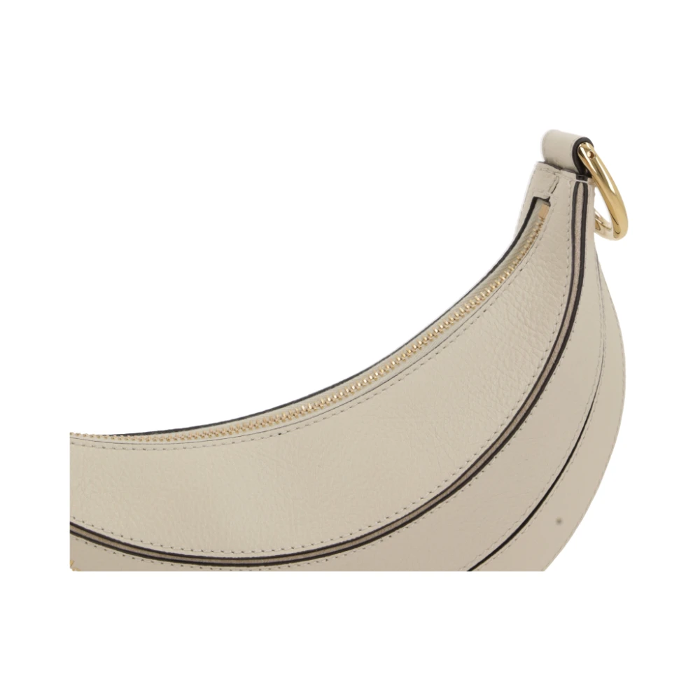 Chloé Beige leren schoudertas met gouden hardware Beige Dames