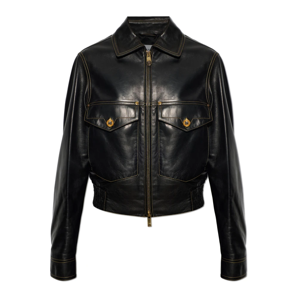 Versace Donna Nero Giacche, L, New,
