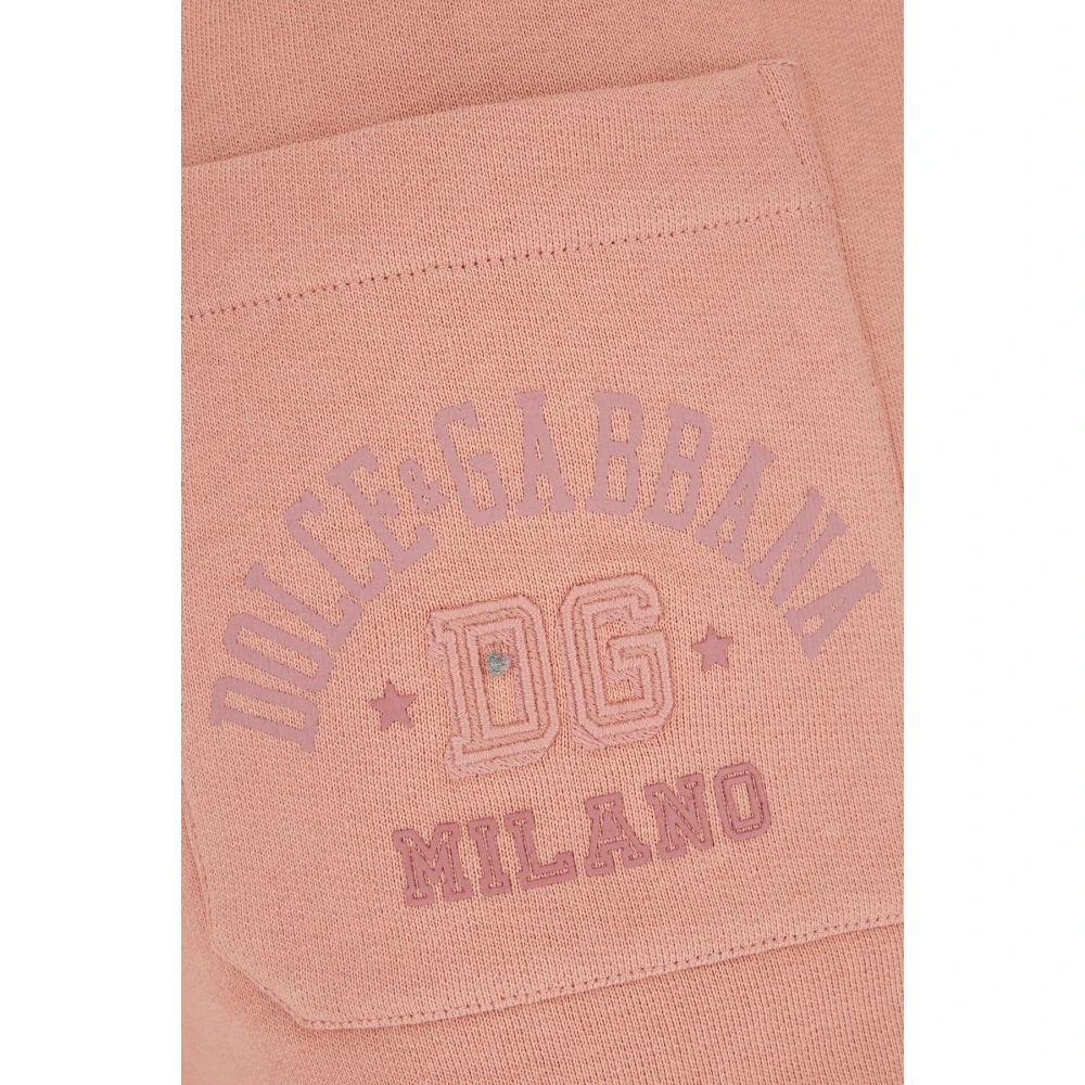 Dolce & Gabbana Casual Denim Shorts voor Mannen Pink Dames