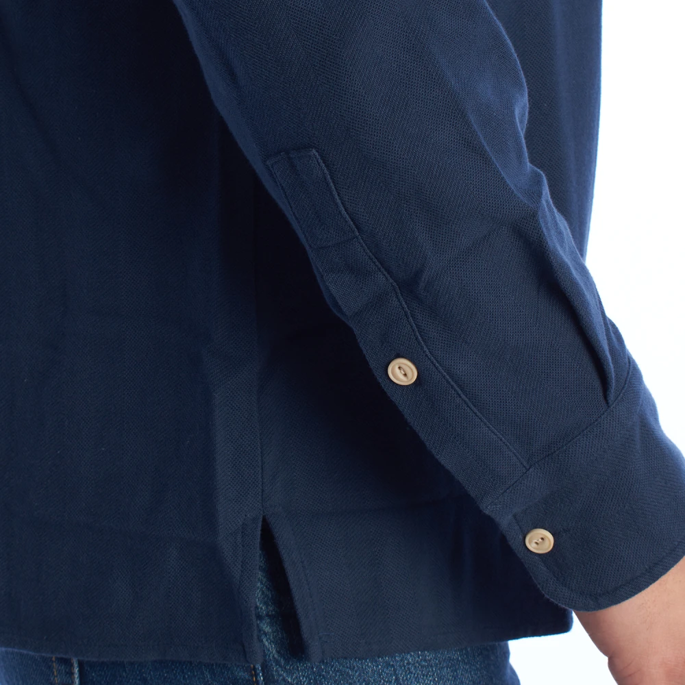 LA MARTINA Lange mouwen overhemd Elegant Casual Design Blue Heren